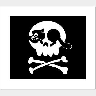 Cat Jolly Roger Posters and Art